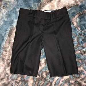 Black Chloé Wool-blend Twill Shorts